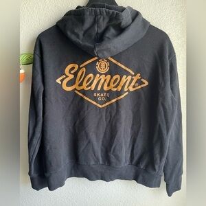 Black element skate co-hoodie